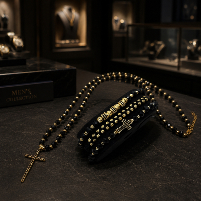 Set Lant-Bratari Gold Cross Luxury Masterpiece [4]
