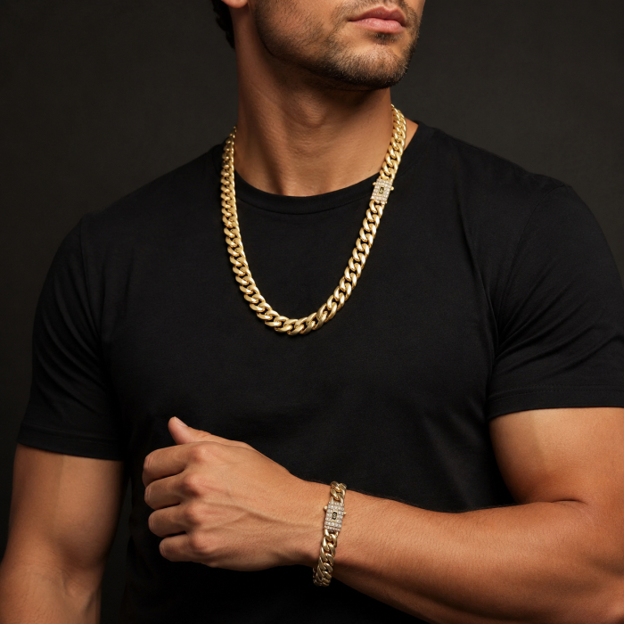 Set Monaco Gold Plated 14K 12 MM [2]
