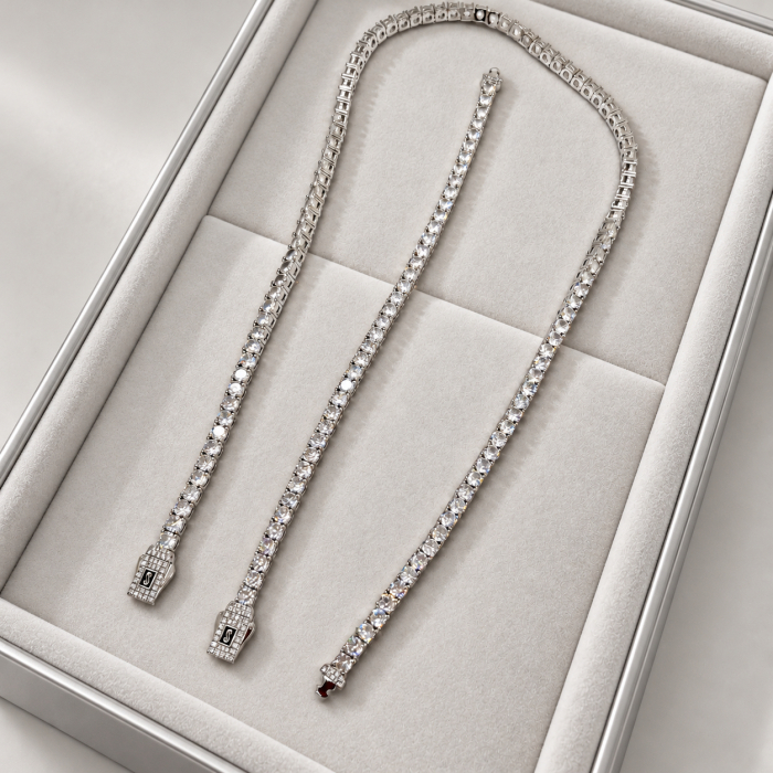 Set Tennis Monaco Diamonds 3 MM White Diamonds [3]