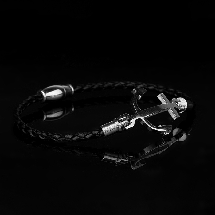 Silver Anchor Men Bracelet [2]