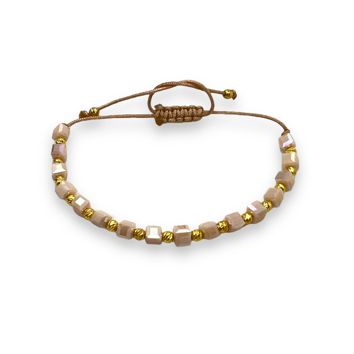 COLECTIE ARGINT - Bratara Argint 925 Beige Stones