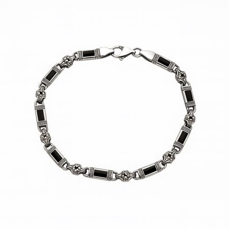 BRATARI ARGINT - Bratara Argint 925 Black Diamonds Artefakt