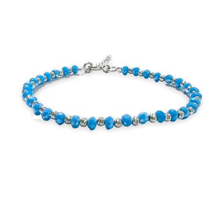 COLECTIE ARGINT - Bratara Argint 925 Blue Stones