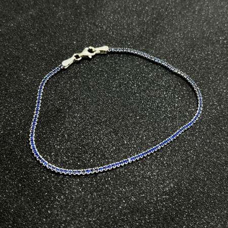 Bratara Argint 925 Blue Zircon Tennis [1]