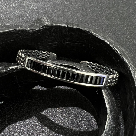 Bratara Argint 925 Brooks Black Diamonds [2]