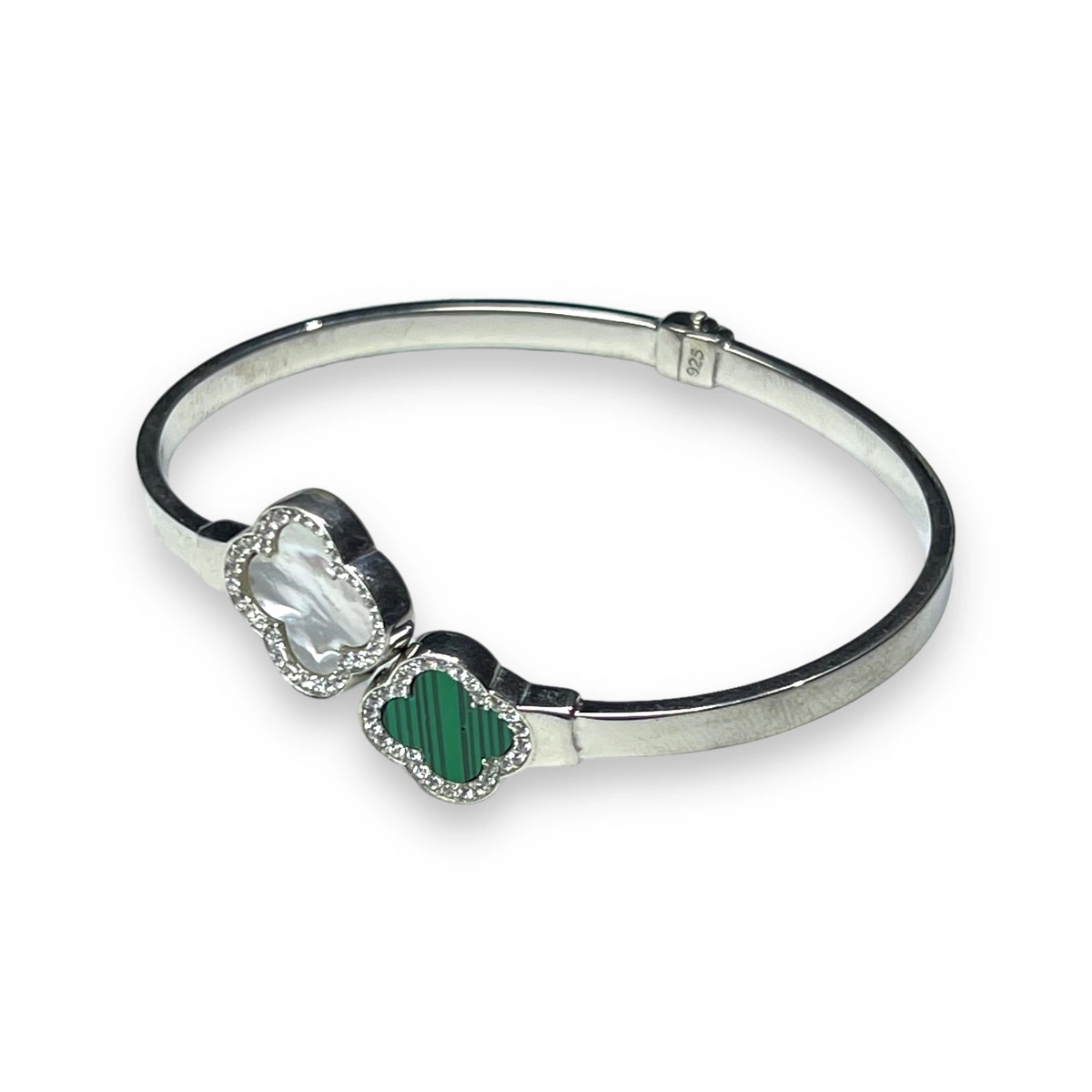 COLECTIE ARGINT - Bratara Argint 925 Malachite Flower