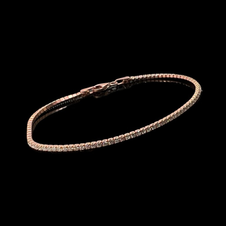 Bratara Argint 925 Rose Gold Tennis [1]