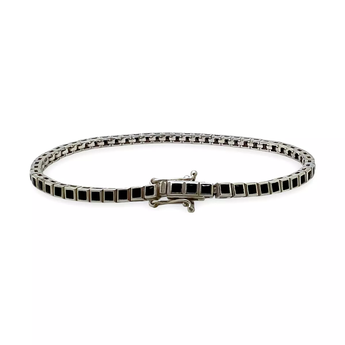 COLECTIA ARGINT - Bratara Argint 925 Tennis Black Zircon 2.5MM