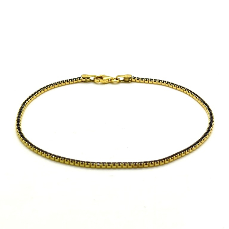 Bratara Argint Brooks Black Zircon Tennis 18 CM [0]