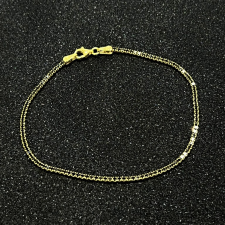 Bratara Argint Brooks Black Zircon Tennis 18 CM [1]