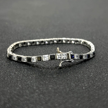 Bratara Argint Brooks Tennis Crystals [1]