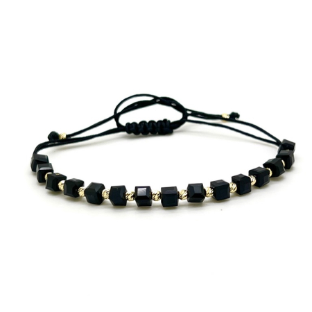 Bratara Aur 14K Brooks Black Cubic [0]