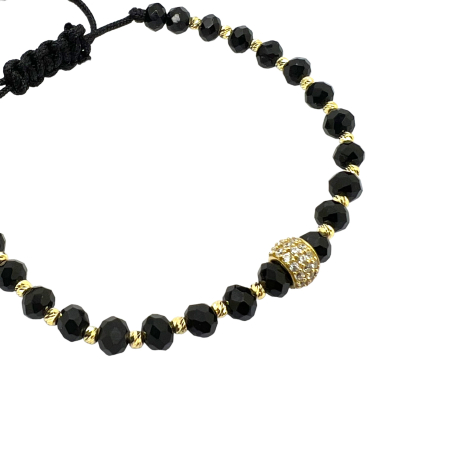 Bratara Aur 14K GoldBlack [1]