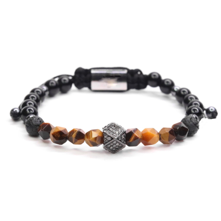 BRATARI PIETRE NATURALE - Bratara Brooks Abstrakt Facettes