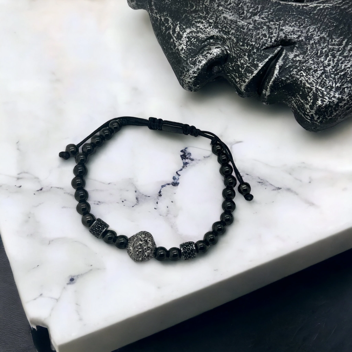 Bratara Brooks All Black King Lion [1]