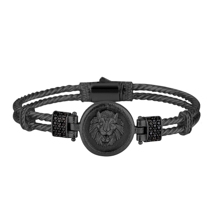 BRATARI METALICE - Bratara Brooks All Black Lion