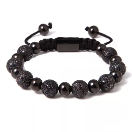 BRATARI LUXURY - Bratara Brooks All Black Zircon Masterpiece