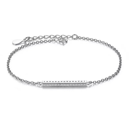 COLECTIE ARGINT - Bratara Brooks Argint Zircon Tube