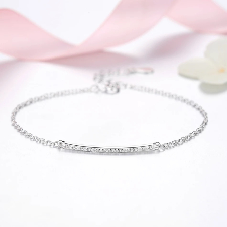 Bratara Brooks Argint Zircon Tube [2]