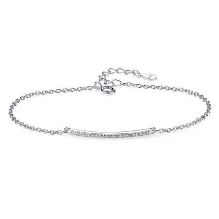 COLECTIE ARGINT - Bratara Brooks Argint Zircon Tube