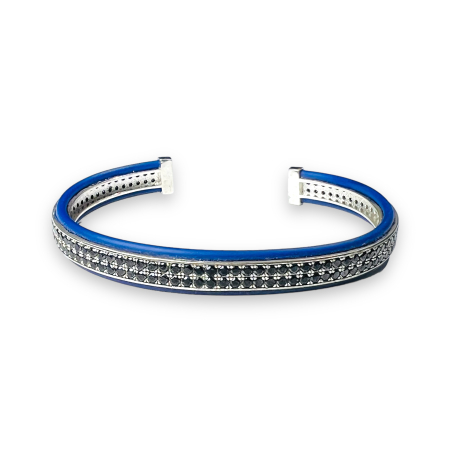 BRATARI SEMICERC - Bratara Brooks Bangle Blue Louviere