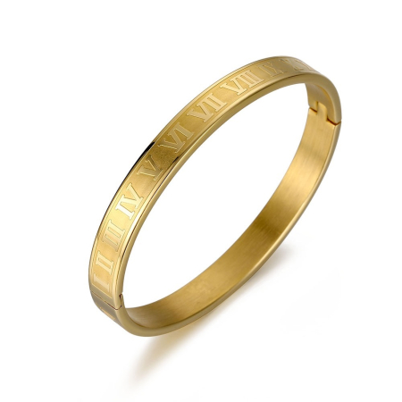 BRATARI METALICE - Bratara Brooks Bangle Gold Roman