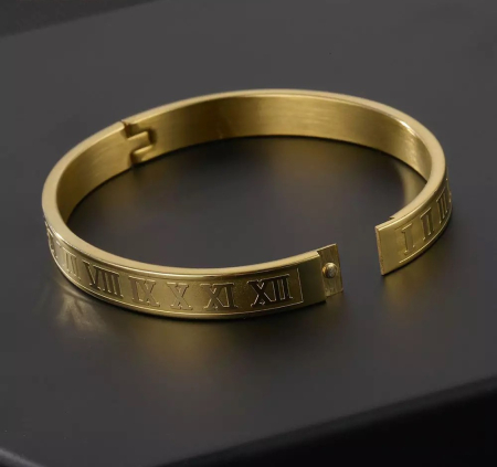 Bratara Brooks Bangle Gold Roman [3]