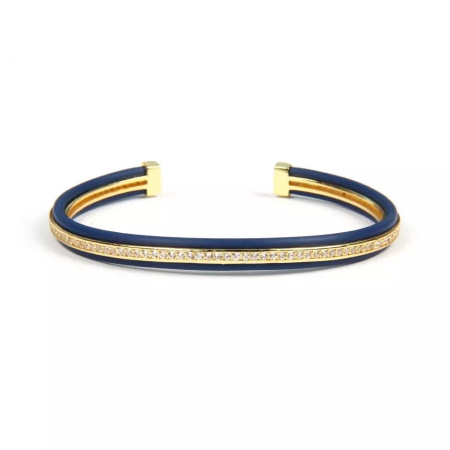BRATARI CRISTALE - Bratara Brooks Bangle Louviere GoldBlue