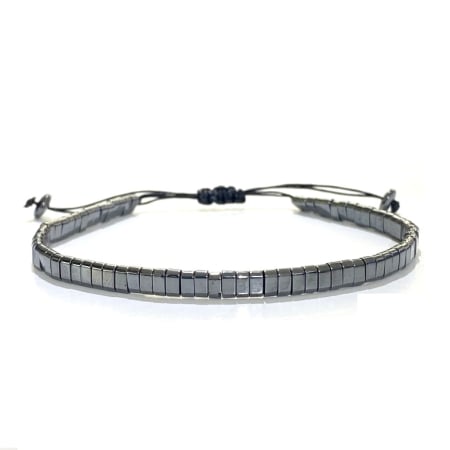 PROMOTII - Bratara Brooks Black Hematite Plates