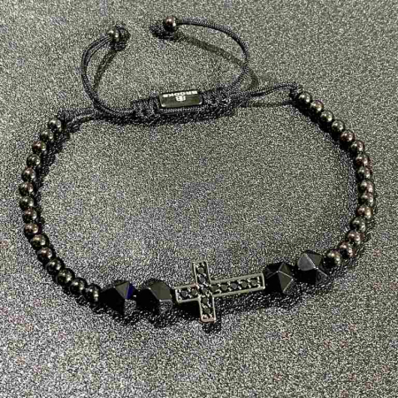 Bratara Brooks Black Onix Cross [1]
