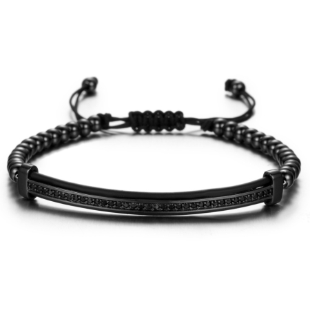 BRATARI LUXURY - Bratara Brooks Black Riviere Men Bracelet