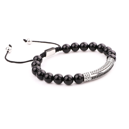 Bratara Brooks Black Stones Tube [2]