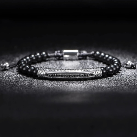 Bratara Brooks Black Stones Tube [1]