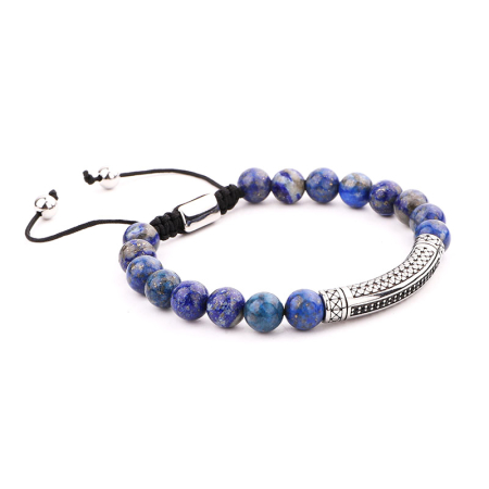 Bratara Brooks Blue Stone Steel Tube [1]