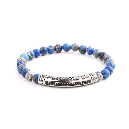 BRATARI PIETRE NATURALE - Bratara Brooks Blue Stones Akros