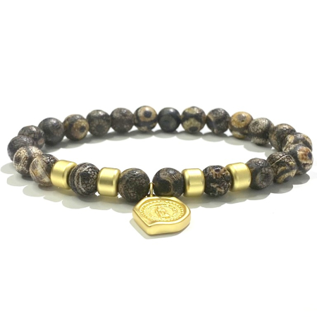 PROMOTII - Bratara Brooks Brown Beads