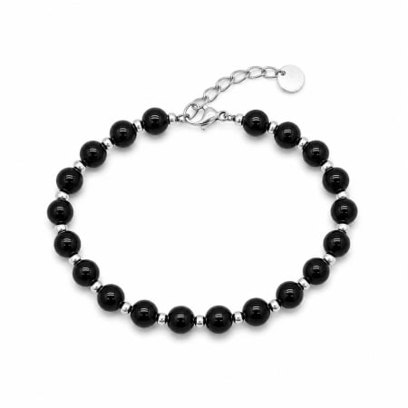 BRATARI BARBATI - Bratara Brooks Classic Beads Silver