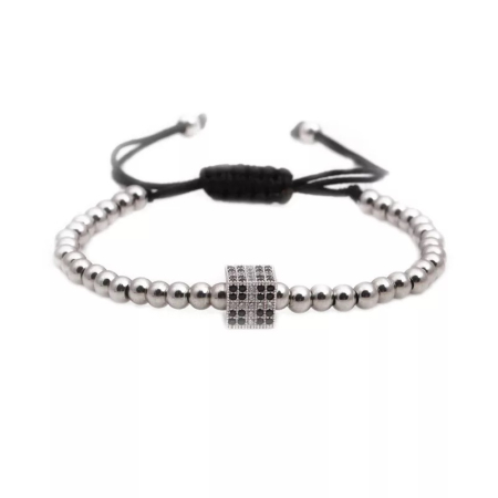 BRATARI LUXURY - Bratara Brooks Cross Cubic SILVER