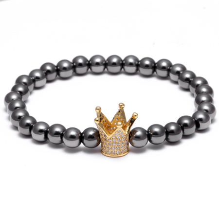 PROMOTII BRATARI - Bratara Brooks Crown Hematit
