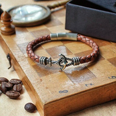 Bratara Brooks Double Strap Black Zirconium 19 CM [1]