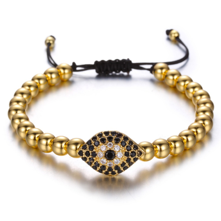 BRATARI LUXURY - Bratara Brooks Evil Eye Zircon