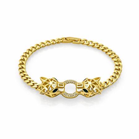 COLIERE INOX - Bratara Brooks Exquisite Gatopardo