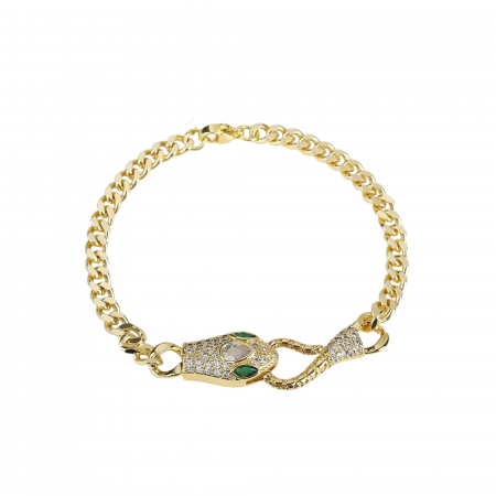 COLIERE INOX - Bratara Brooks Exquisite Snake