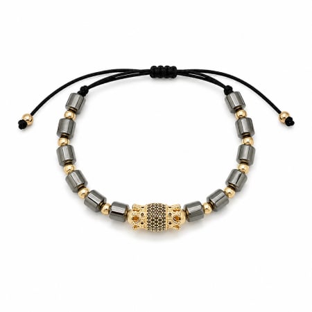 BRATARI LUXURY - Bratara Brooks GolbBlack Crown