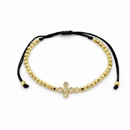 PROMOTII BRATARI - Bratara Brooks Gold Angelic Cross