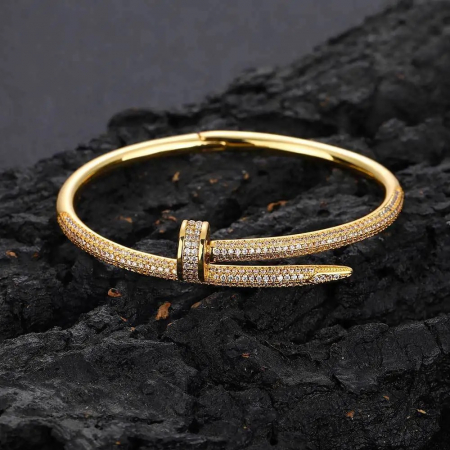 Bratara Brooks Gold Clou Diamonds [1]