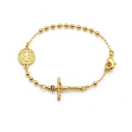 BIJUTERII DAMA - Bratara Brooks Gold Cross