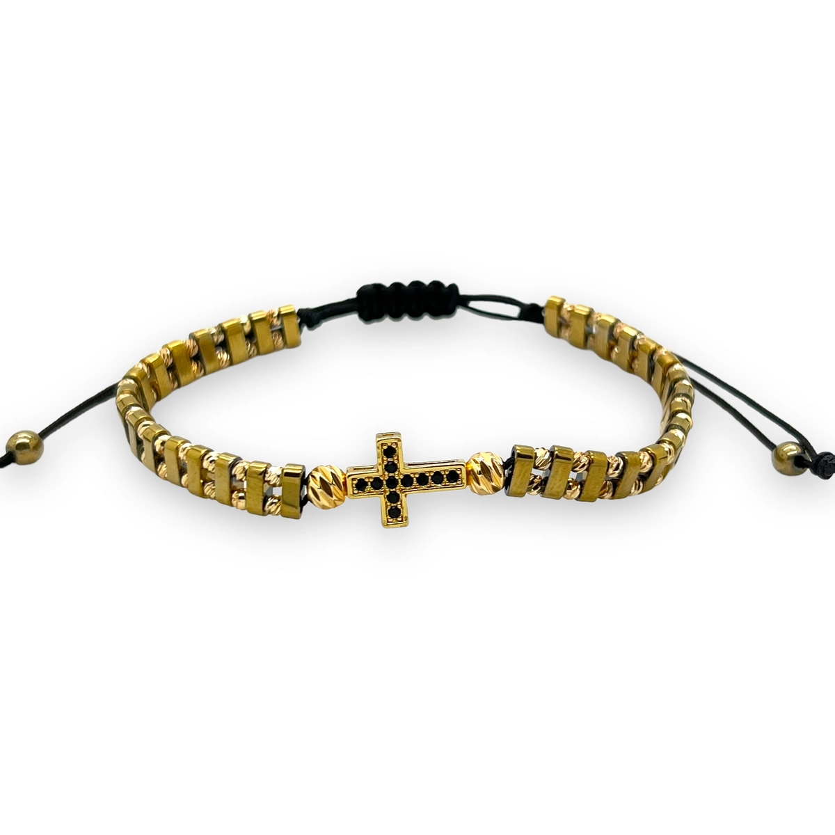 BRATARI PIETRE NATURALE - Bratara Brooks Gold Cross