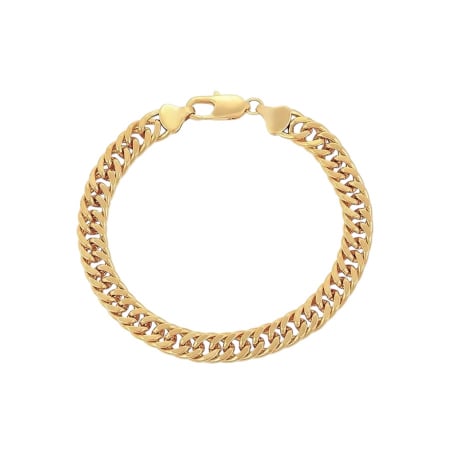 BRATARI METALICE - Bratara Brooks Gold Cuban 8 mm