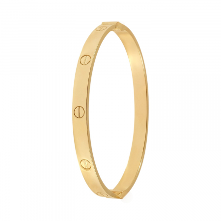 BRATARI METALICE - Bratara Brooks Gold Exquisite Bangle